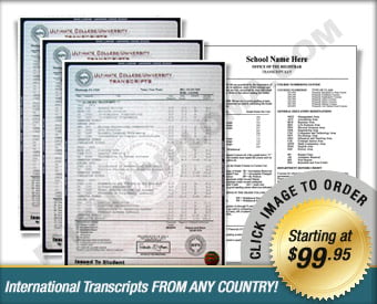 Fake International Transcripts